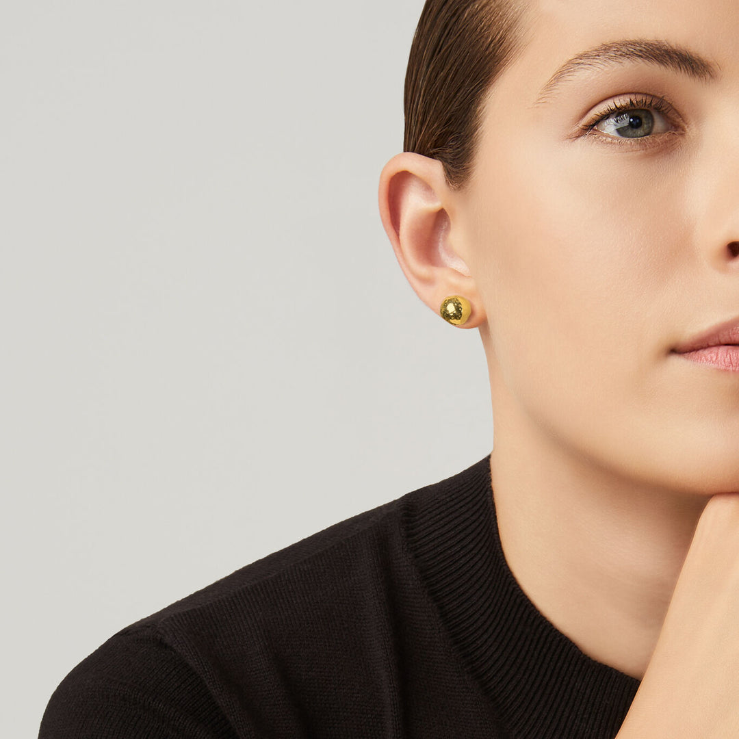 Giovanni Raspini Mini Bowl earrings in gold-plated silver 10595/1