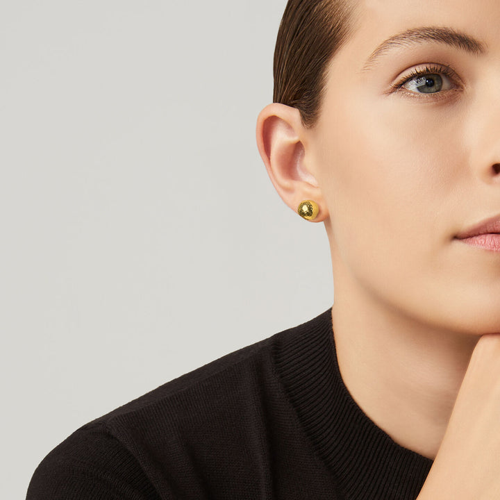 Giovanni Raspini Mini Bowl earrings in gold-plated silver 10595/1