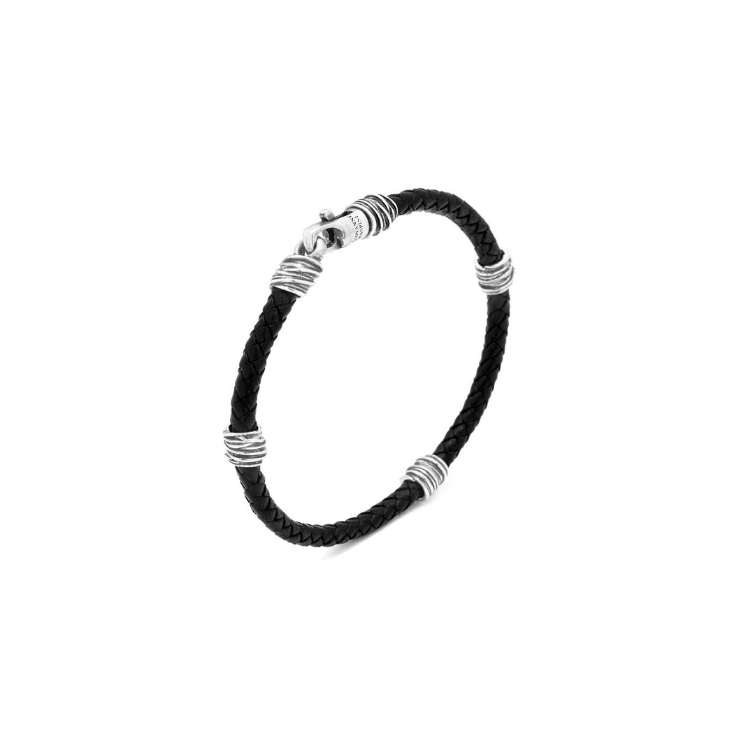 Giovanni Raspini Leather Bracelet Threads 11355