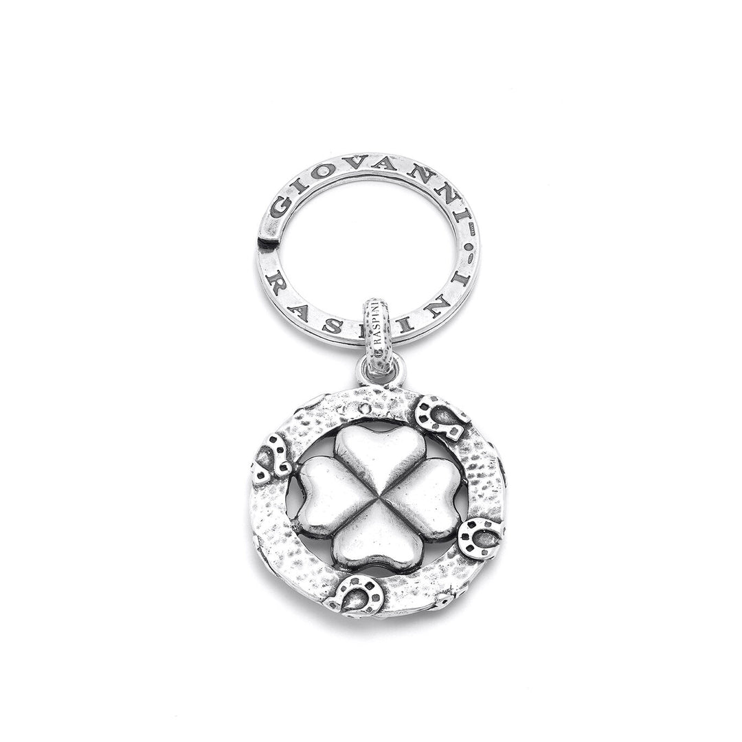 Giovanni Raspini Four-leaf clover key ring 11637