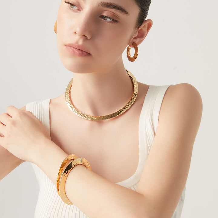 Giovanni Raspini Blade Small earrings in gold-plated silver 11785