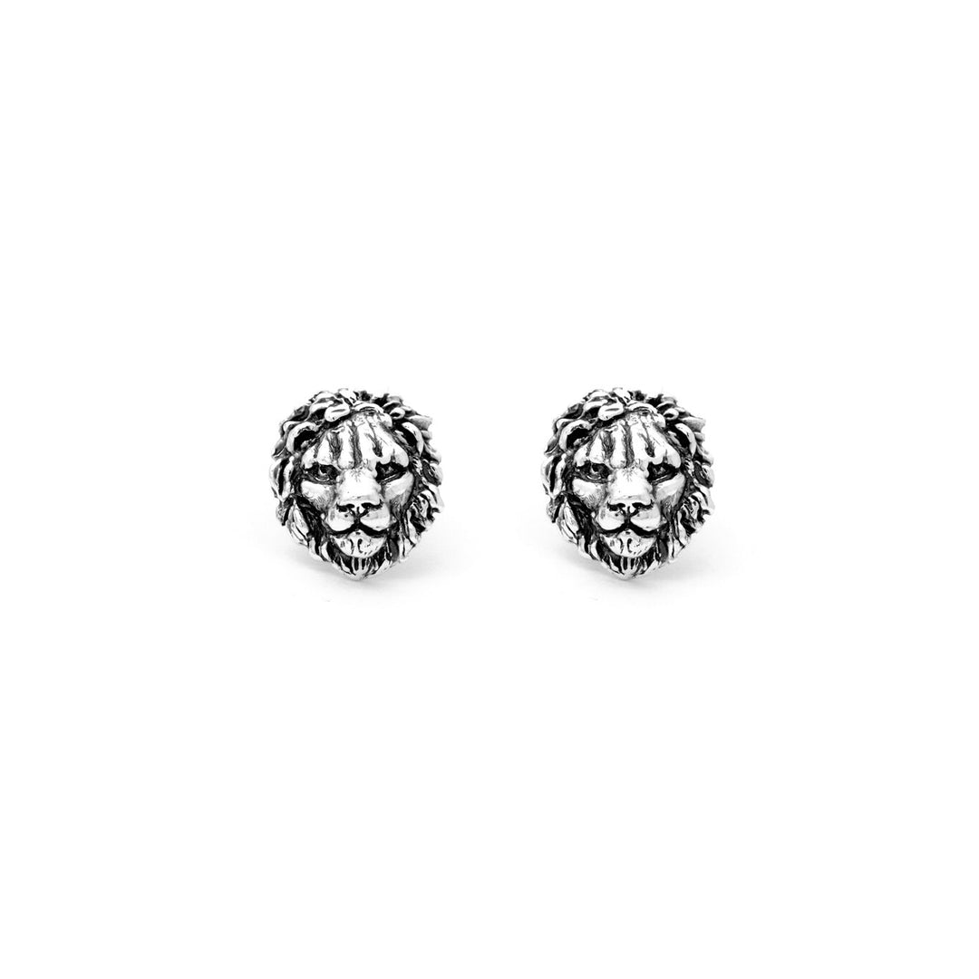 Giovanni Raspini Lion Head Earrings 12019