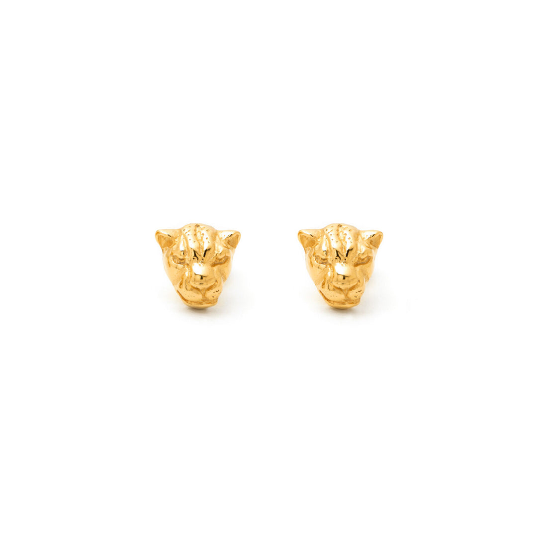 Giovanni Raspini Leopard Head Earrings 12022