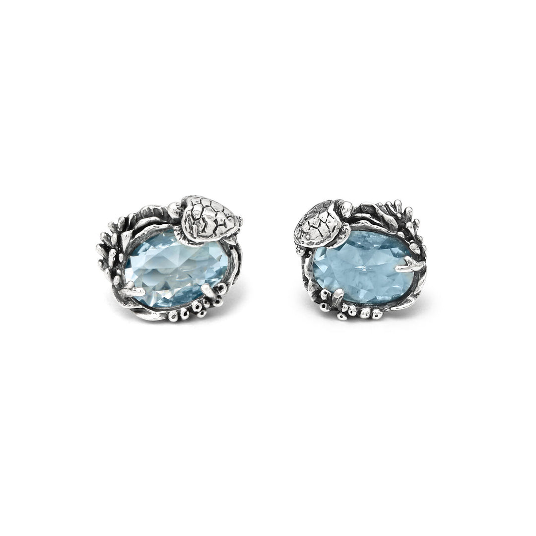 Giovanni Raspini Eden Turtle Earrings 12081