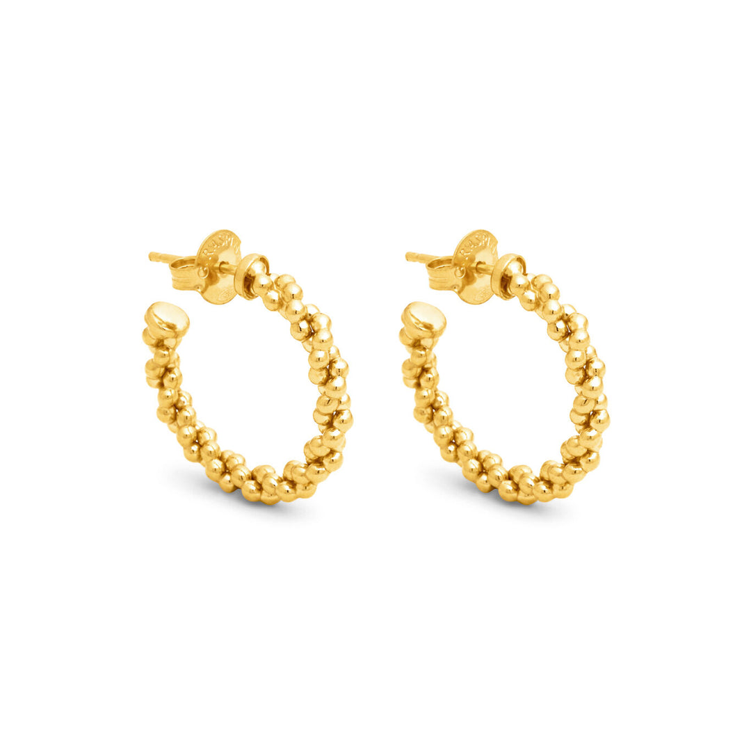 Giovanni Raspini Small Braid Circle Earrings 12363