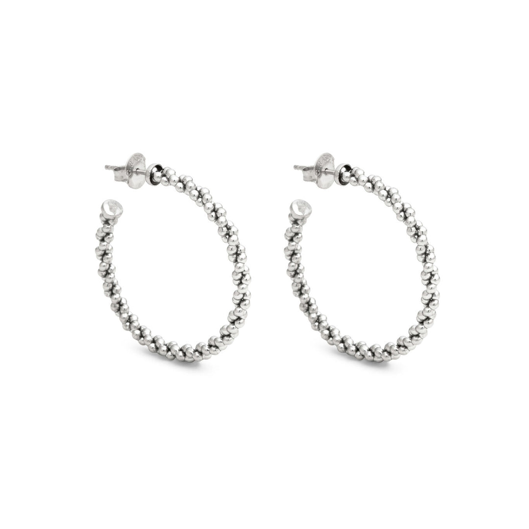 Giovanni Raspini Large Braid Circle Earrings 12353