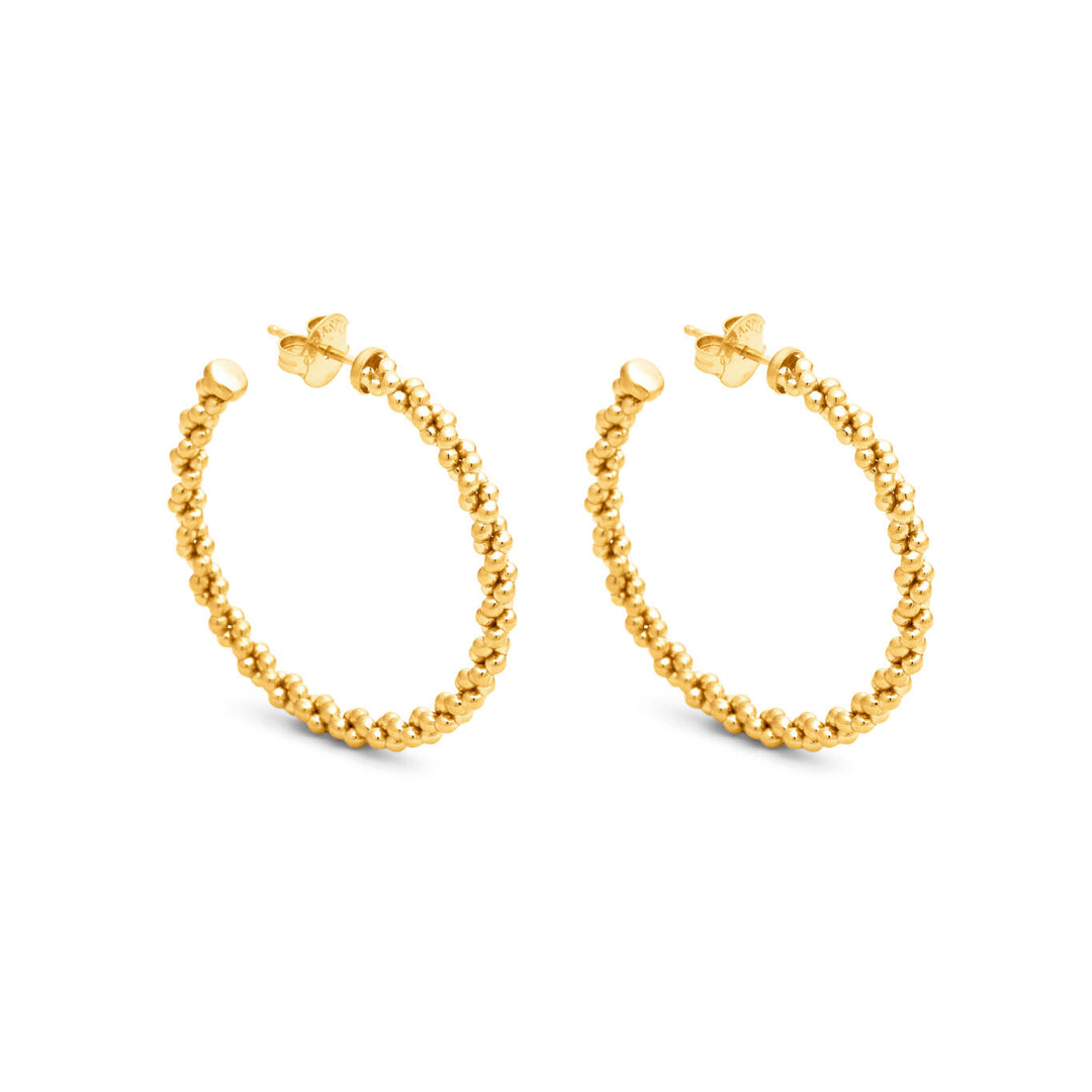 Giovanni Raspini Large Braid Circle Earrings 12365