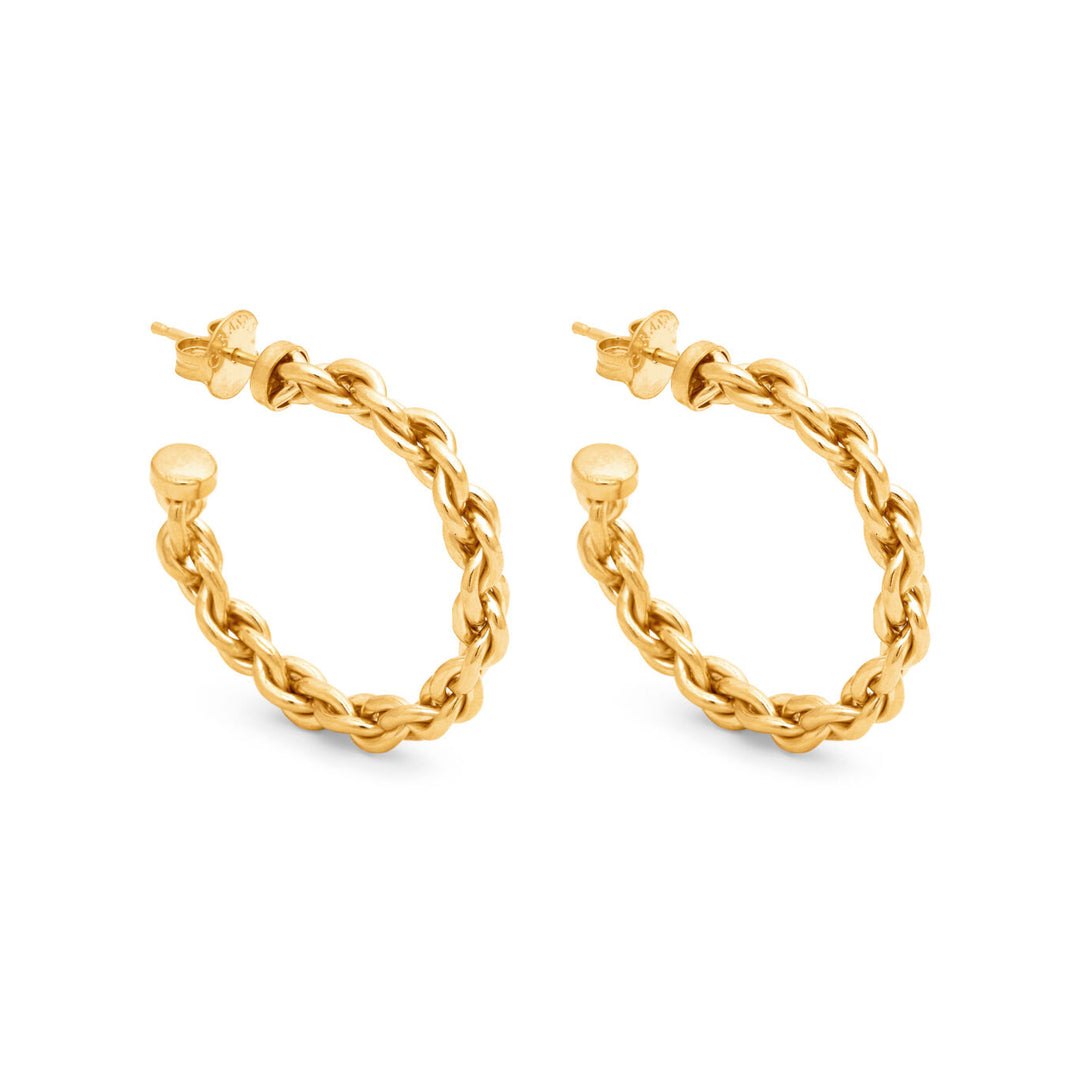 Giovanni Raspini Medium Circle Chain Earrings 12367