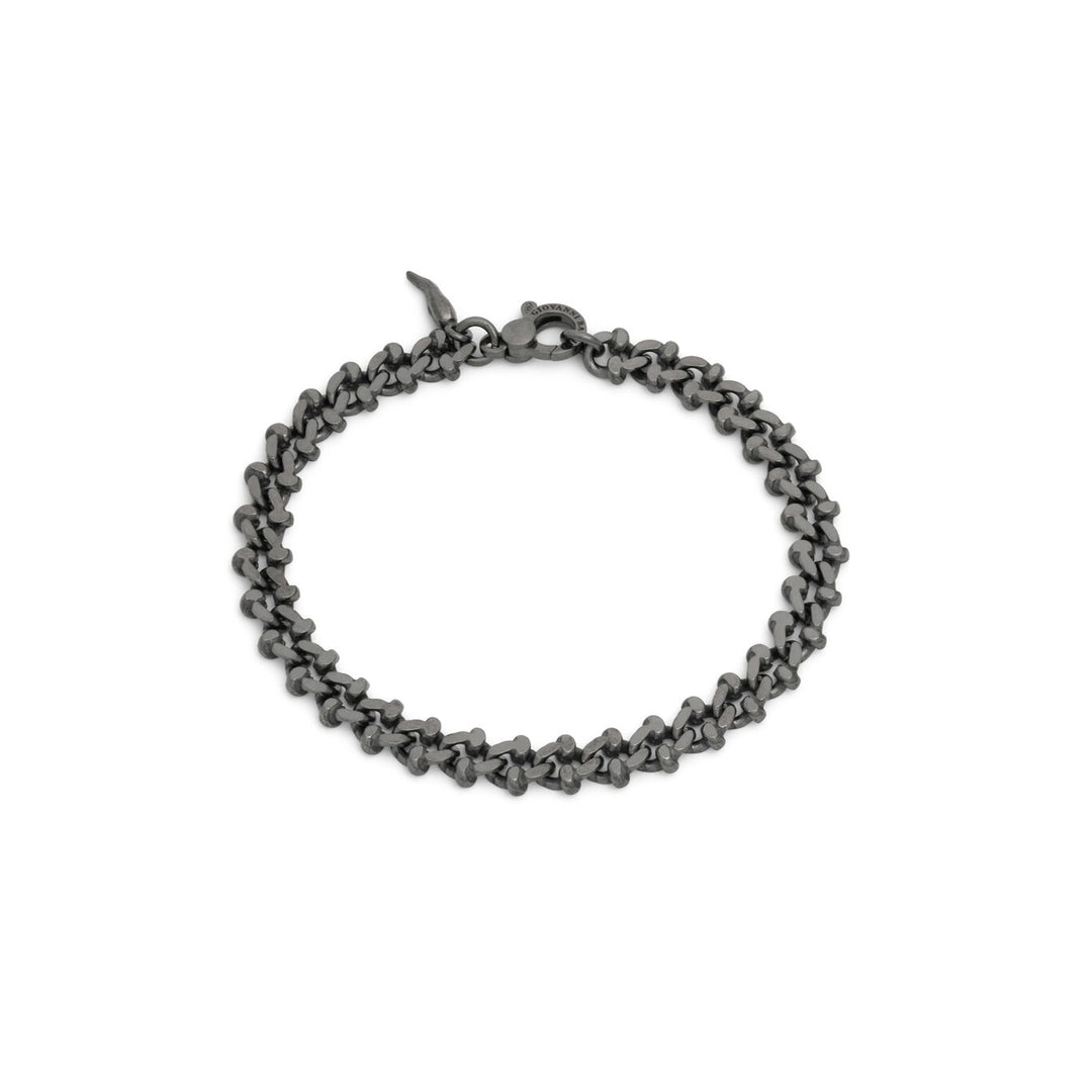 Giovanni Raspini Crab Black Mesh Bracelet 12397