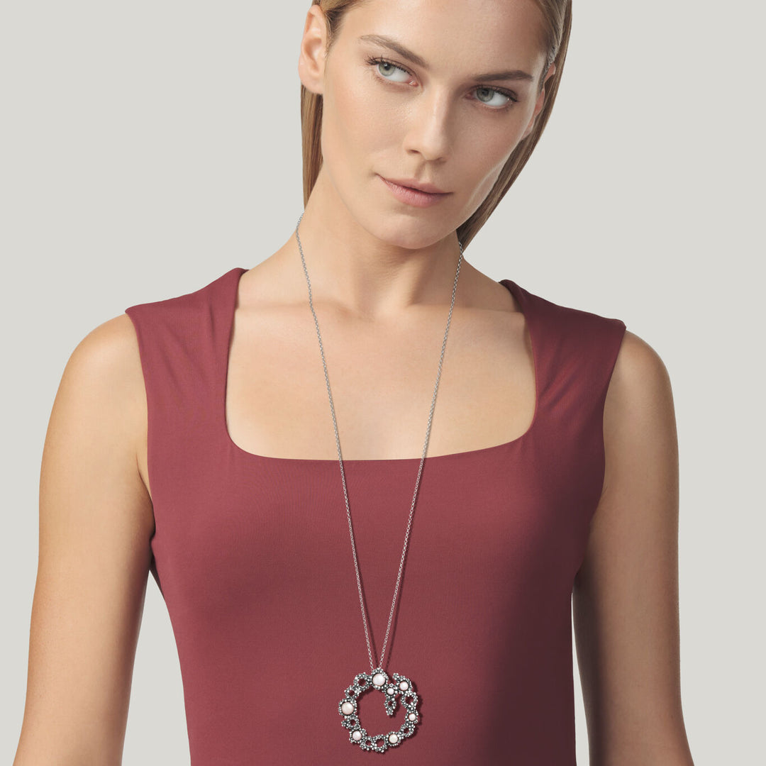 Giovanni Raspini Large Blossom Pendant silver 12487