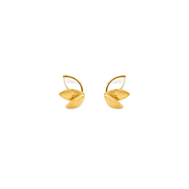 Giovanni Raspini small skin mother-of-pearl earrings Earrings in 18 kt gold plated 925 silver and mother-of-pearl 12522