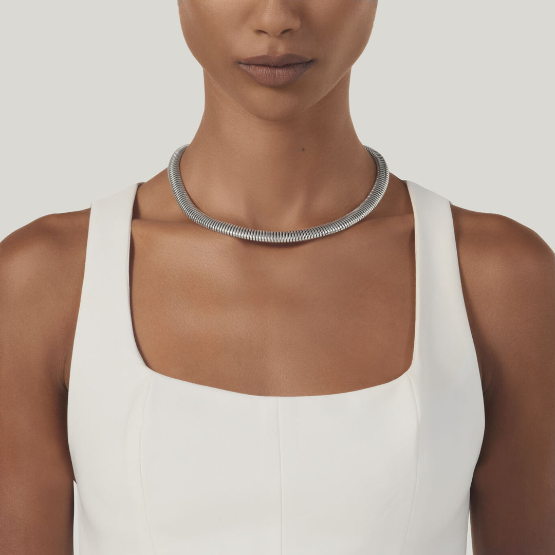 Giovanni Raspini tubigas necklace 925 Silver Necklace 12532