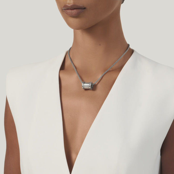 Giovanni Raspini small tubegas croco necklace Necklace in 925 Silver 12533