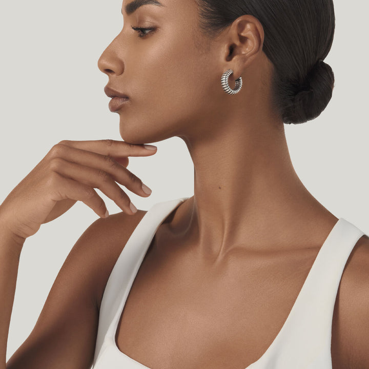 Giovanni Raspini tubigas earrings Earrings in 925 Silver 12535