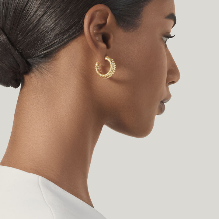 Giovanni Raspini tubigas earrings Earrings in 18 kt gold plated 925 silver 12543