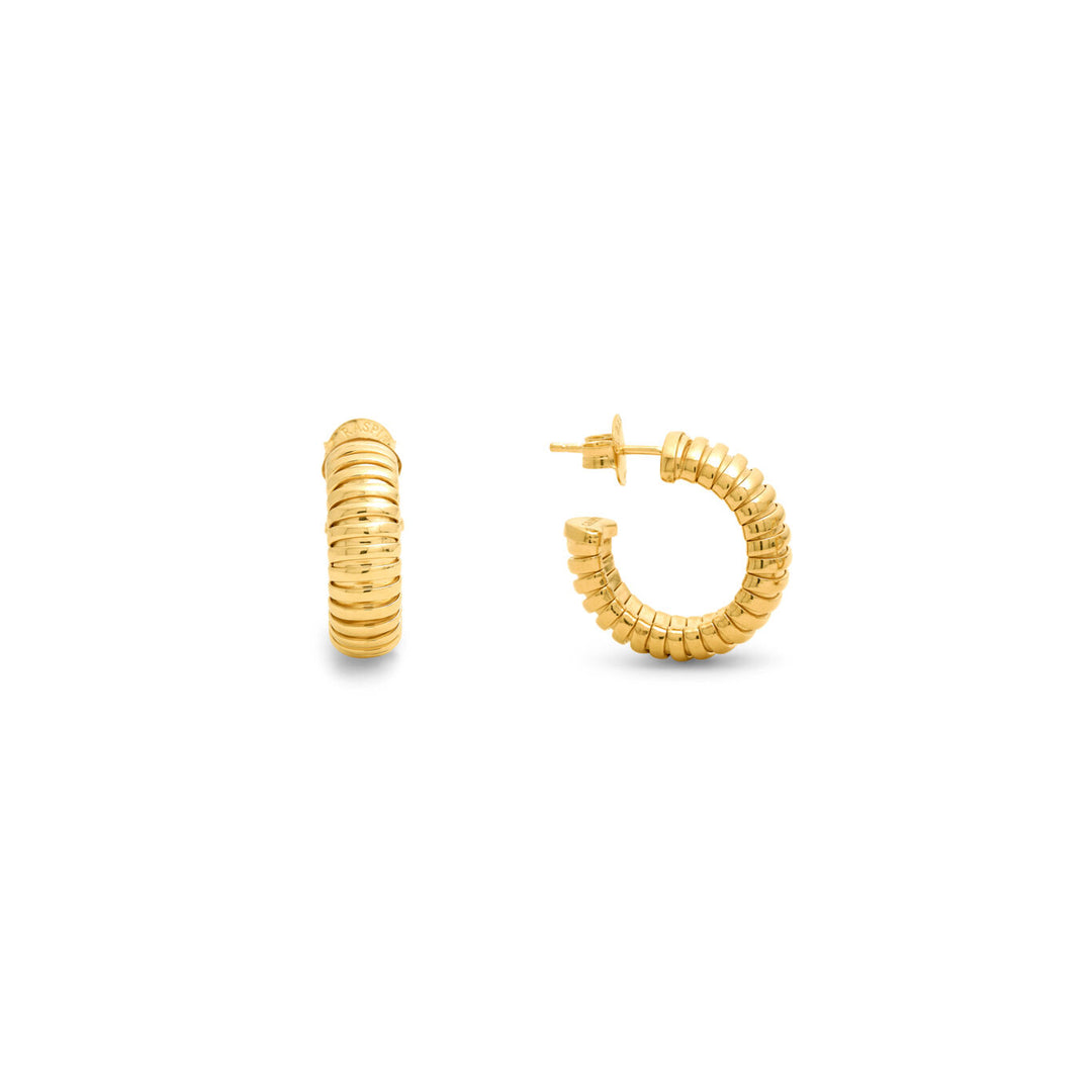 Giovanni Raspini tubigas earrings Earrings in 18 kt gold plated 925 silver 12543