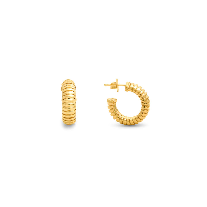 Giovanni Raspini tubigas earrings Earrings in 18 kt gold plated 925 silver 12543