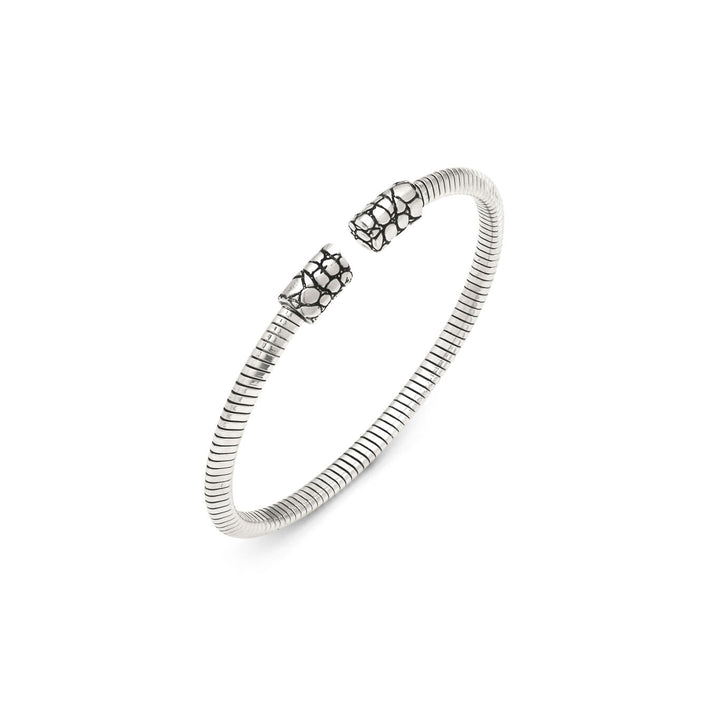 Giovanni Raspini small croco tubegas bracelet 925 silver bracelet 12539