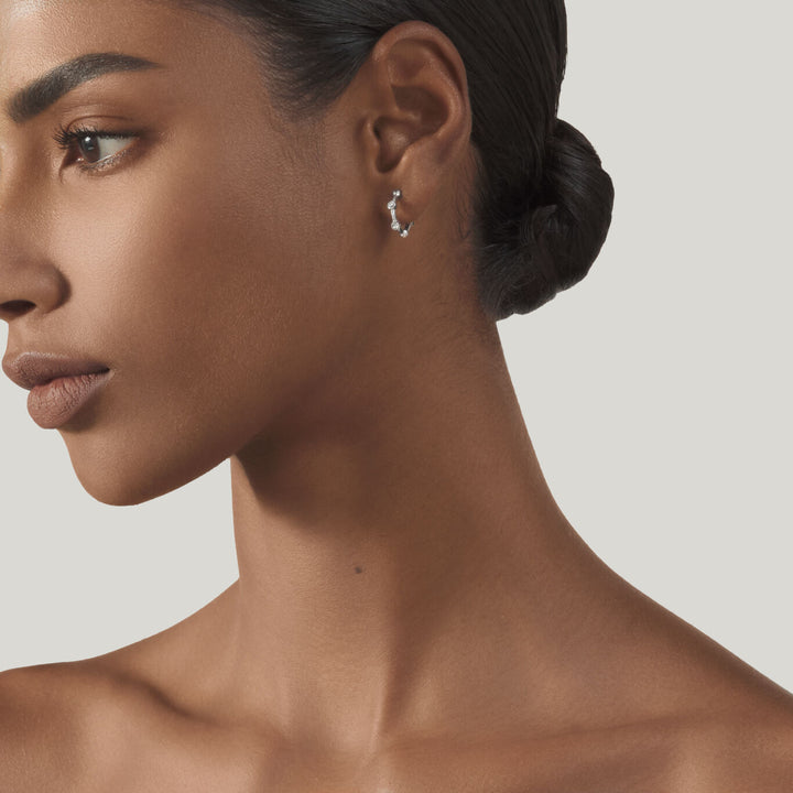 Giovanni Raspini small satellite earring Earrings in 925 Silver and zircons 12551/1