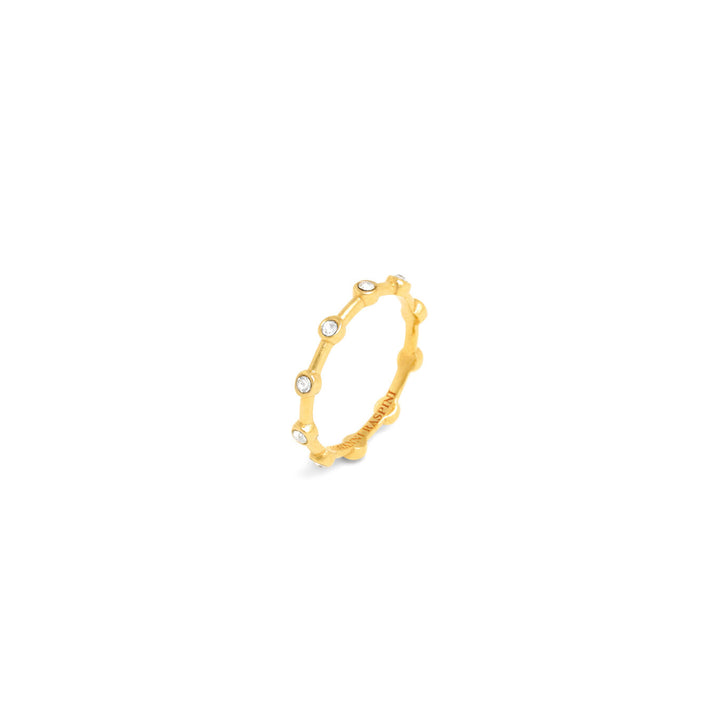 Giovanni Raspini satellite ring Ring in 18 kt gold plated 925 silver and zircons 12558