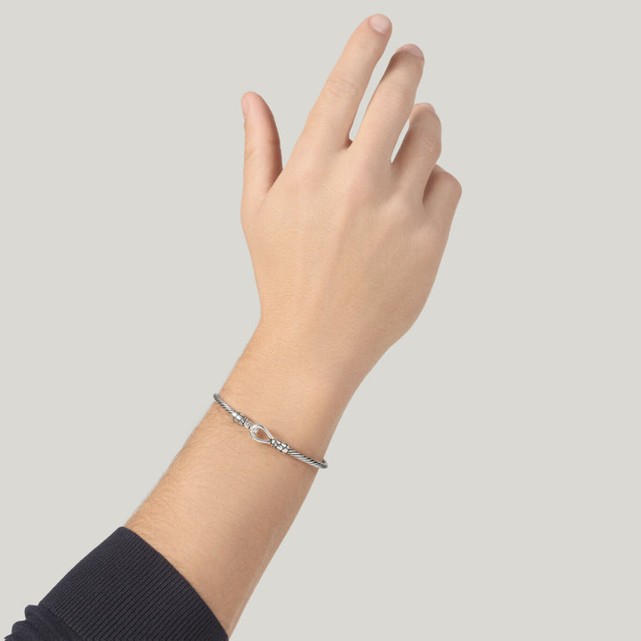 Giovanni Raspini rigid croco bracelet Bracelet in 925 Silver 12567