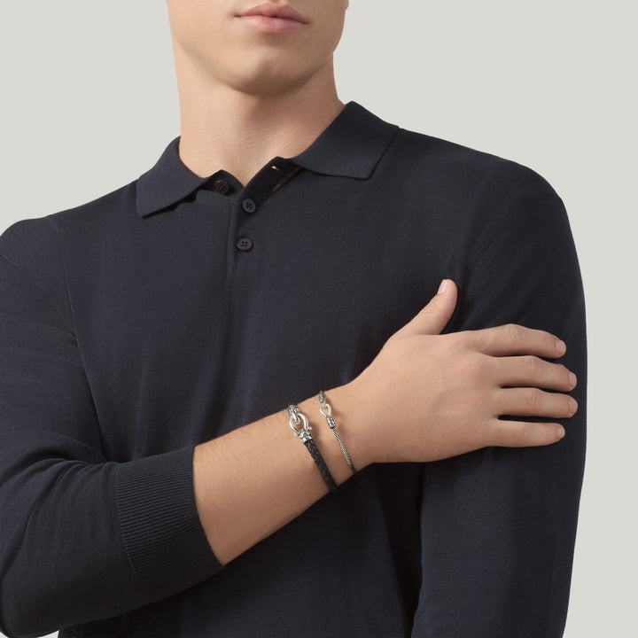 Giovanni Raspini rigid croco bracelet Bracelet in 925 Silver 12567