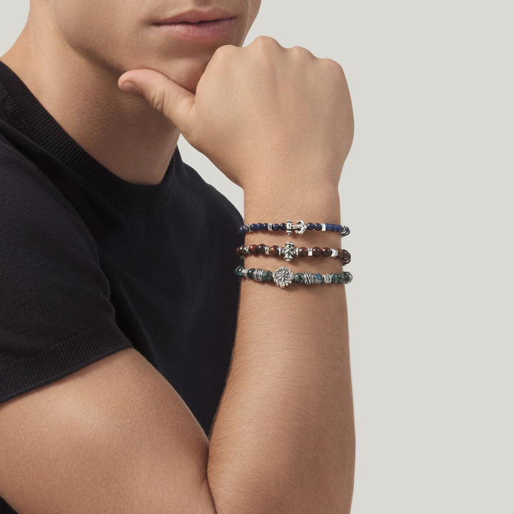Giovanni Raspini sodalite anchor bracelet 925 silver and sodalite bracelet 12572
