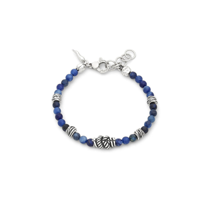Giovanni Raspini sodalite knot bracelet Bracelet in 925 silver and sodalite 12573