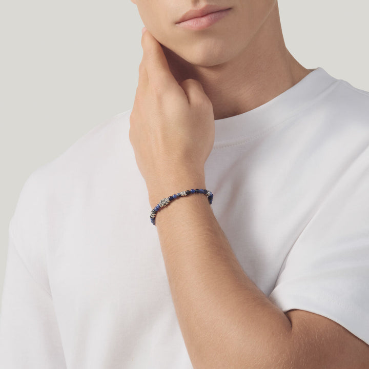 Giovanni Raspini sodalite knot bracelet Bracelet in 925 silver and sodalite 12573