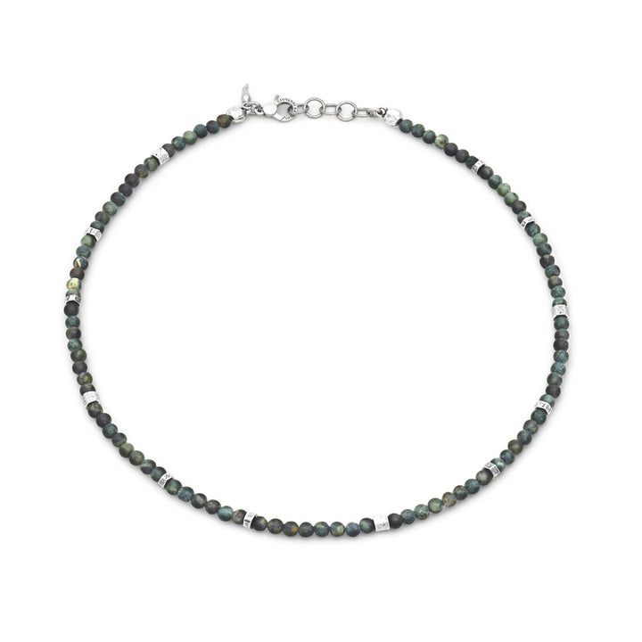 Giovanni Raspini tango jasper necklace Necklace in 925 silver and green jasper 12574