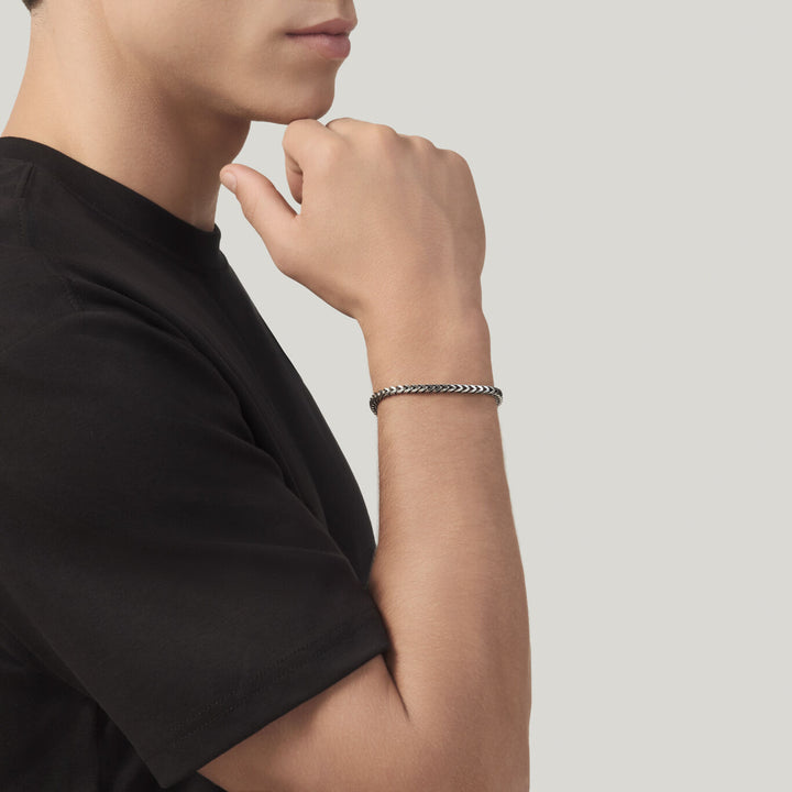Giovanni Raspini square grumetta bracelet 925 Silver Bracelet 12582