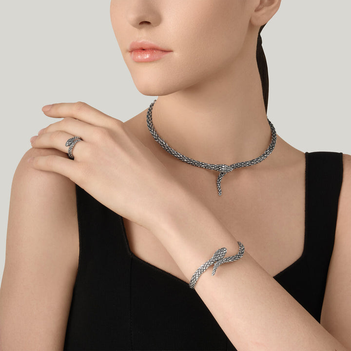 Giovanni Raspini snake bracelet 925 Silver Bracelet 12591