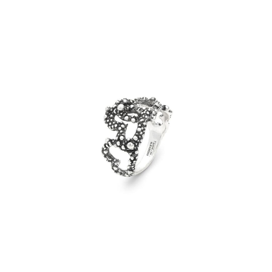 Giovanni Raspini ring hearts Ring in 925 Silver 12614