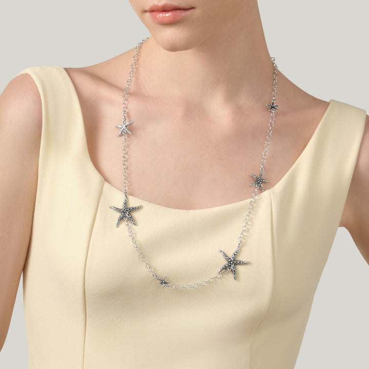 Giovanni Raspini long starfish necklace Necklace in 925 Silver 12645