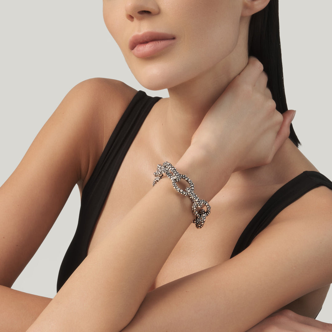 Giovanni Raspini Grand Perlage Bracelet - 925 Silver Bracelet - 12695