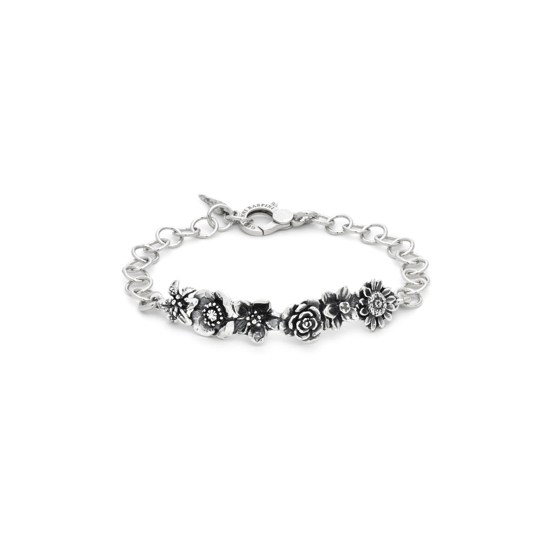 Giovanni Raspini Small Bouquet Bracelet - 925 Silver Bracelet - 12702