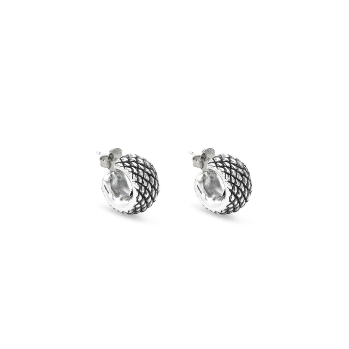 Giovanni Raspini Small Snake Earrings - 925 Silver Earrings - 12703