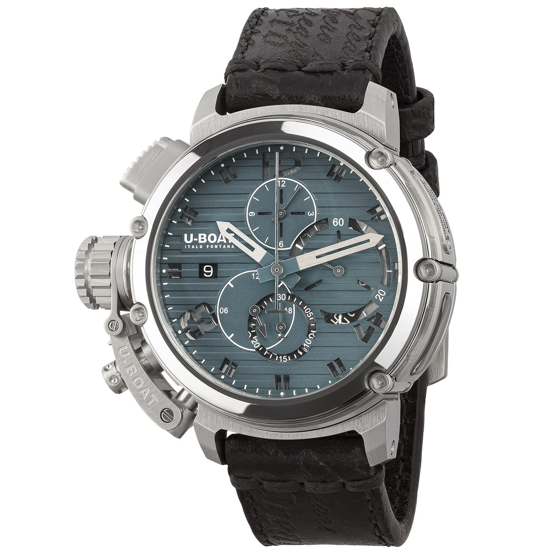 U-bhád Chimera Chrono SS 300 Eagrán Teoranta 46mm Gorm Gorm Cruach Uathoibríoch 9589 Féach