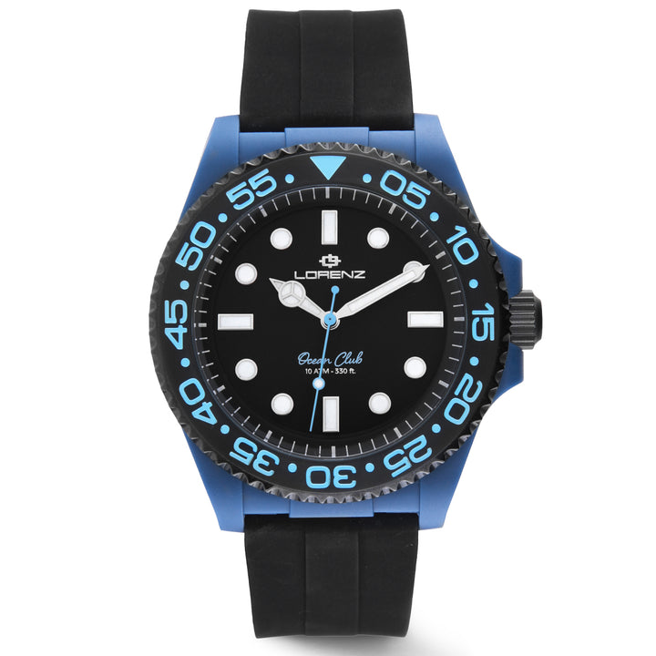 Lorenz Ocean Club Blue Lagoon 40mm black quartz watch 030268BB