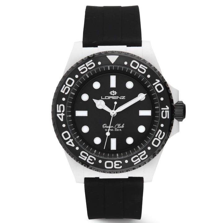Lorenz Ocean Club White Shark 40mm black quartz watch 030268FF