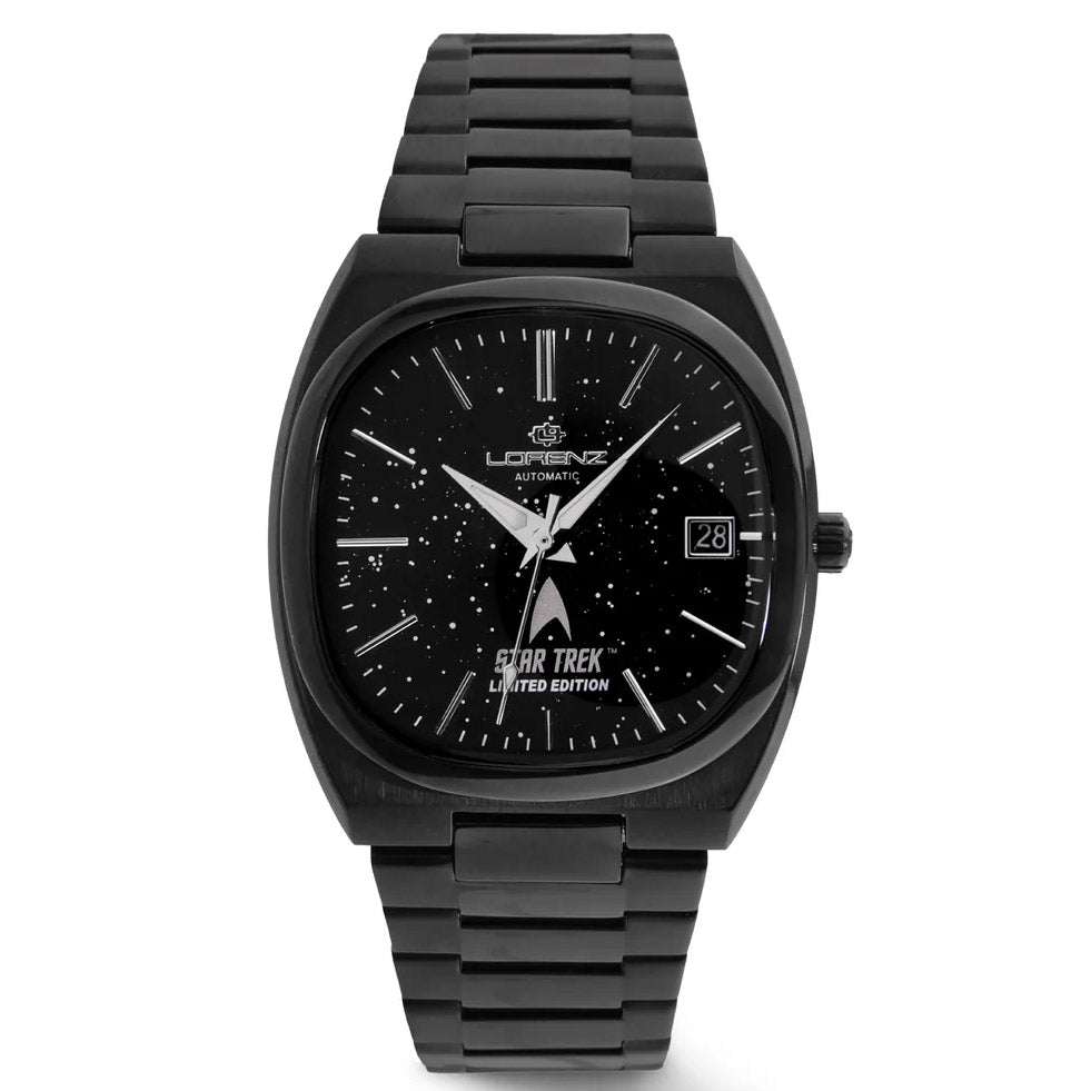 Lorenz watch STAR TREK Deep Space Limited Edition 40x36 mm black automatic steel black PVD finish 030287LE