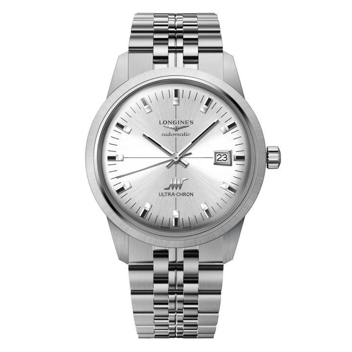 Longines watch Ultra-Chron Classic 37mm silver automatic steel L2.537.4.72.6