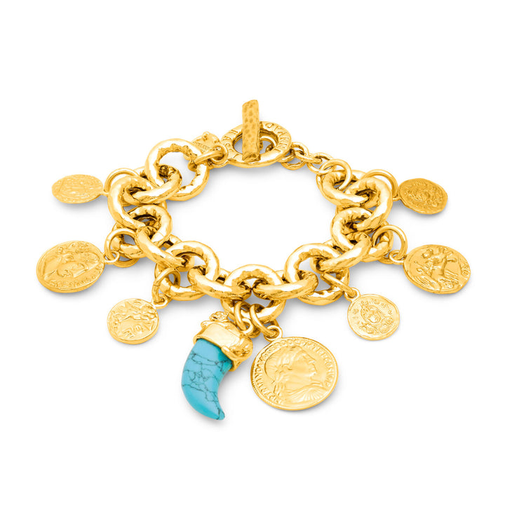 Giovanni Raspini Pueblo Coin Bracelet gilded bronze N0006