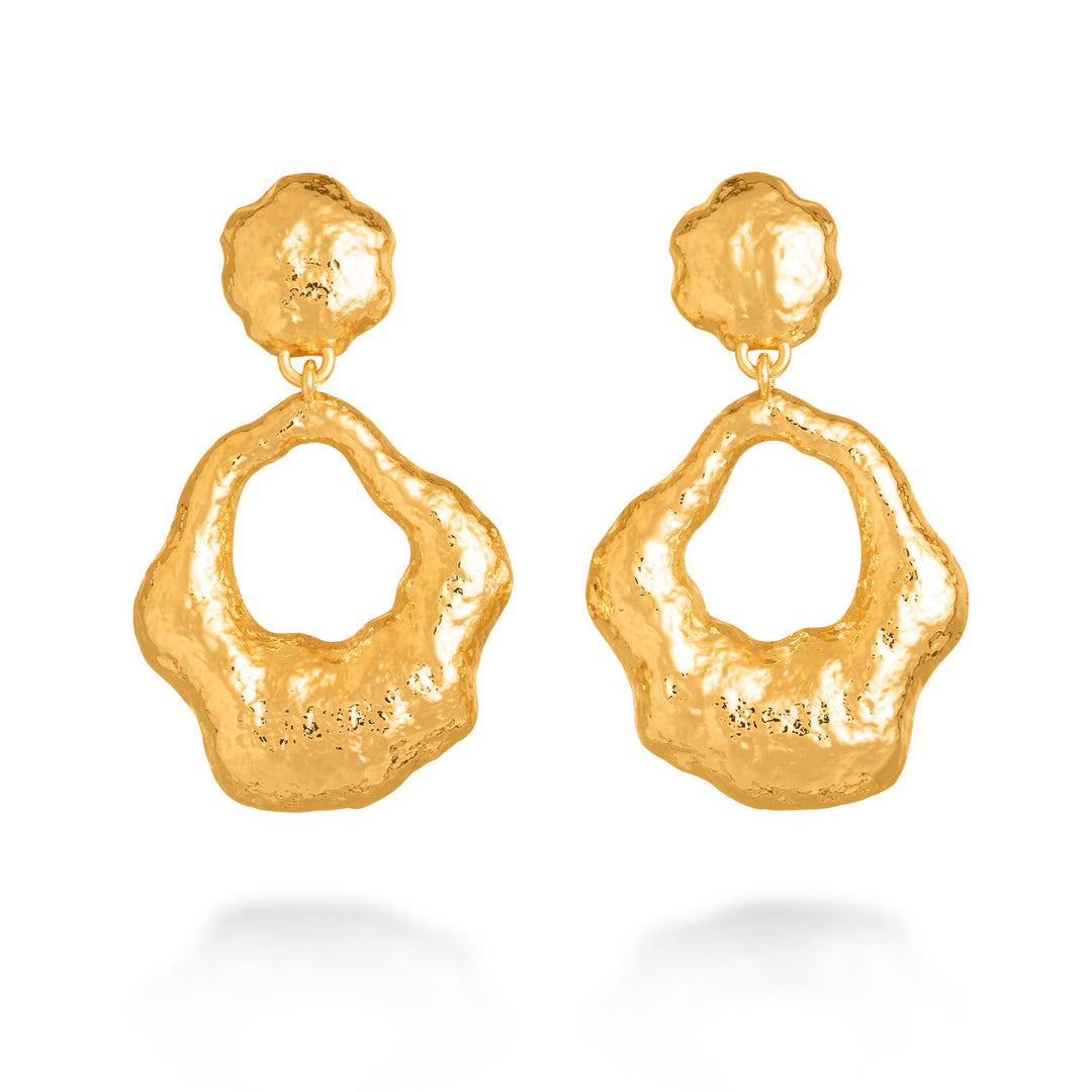 Giovanni Raspini Earrings Sand gilded bronze N0013