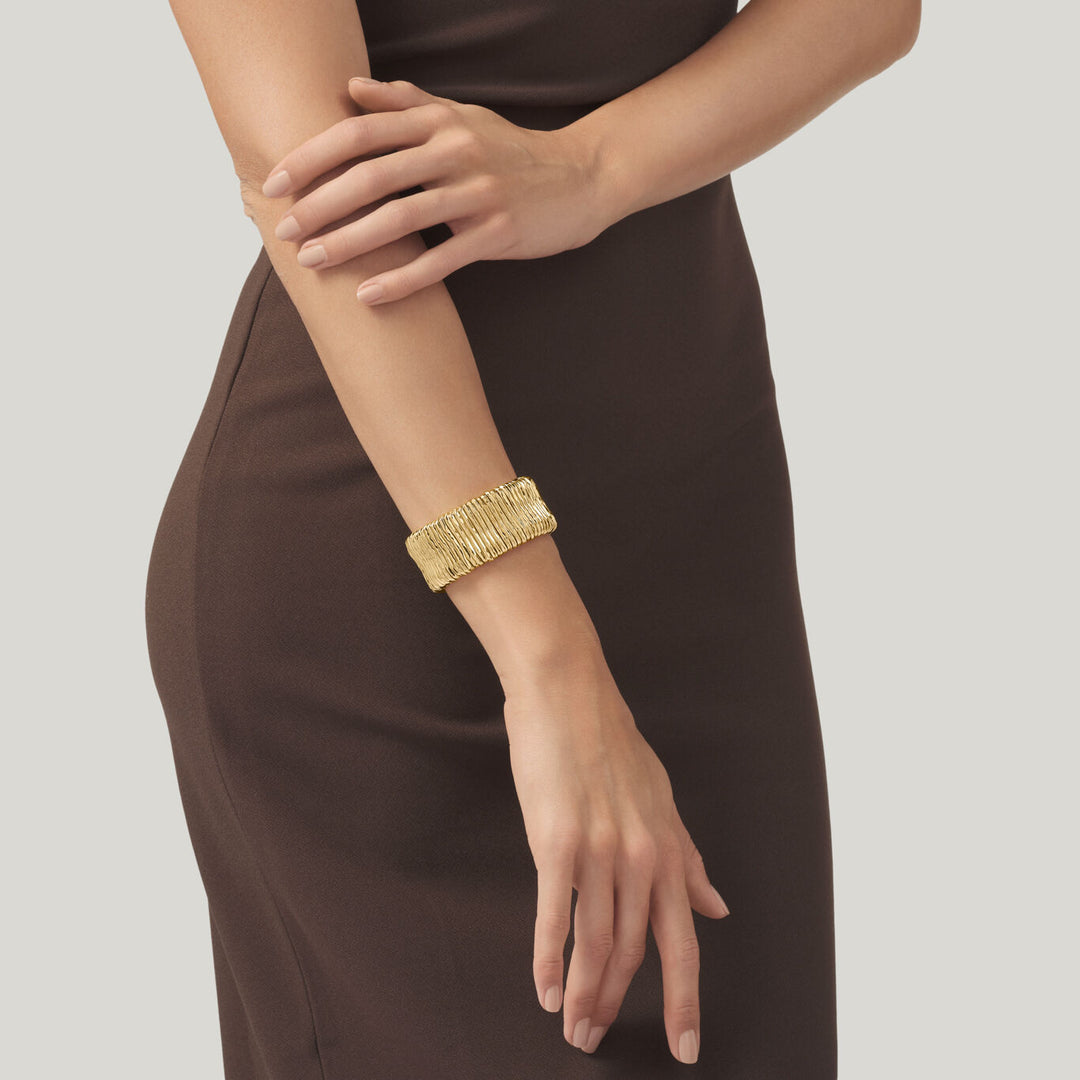 Giovanni Raspini Santa Fe gilded bronze bracelet N0025
