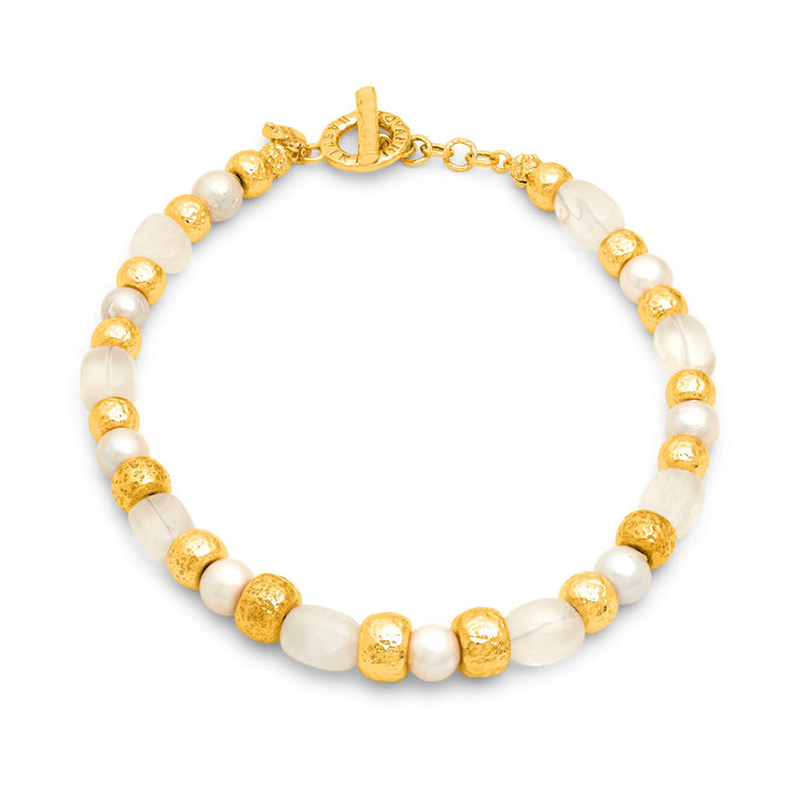 Giovanni Raspini Crystal necklace gilded bronze N0026