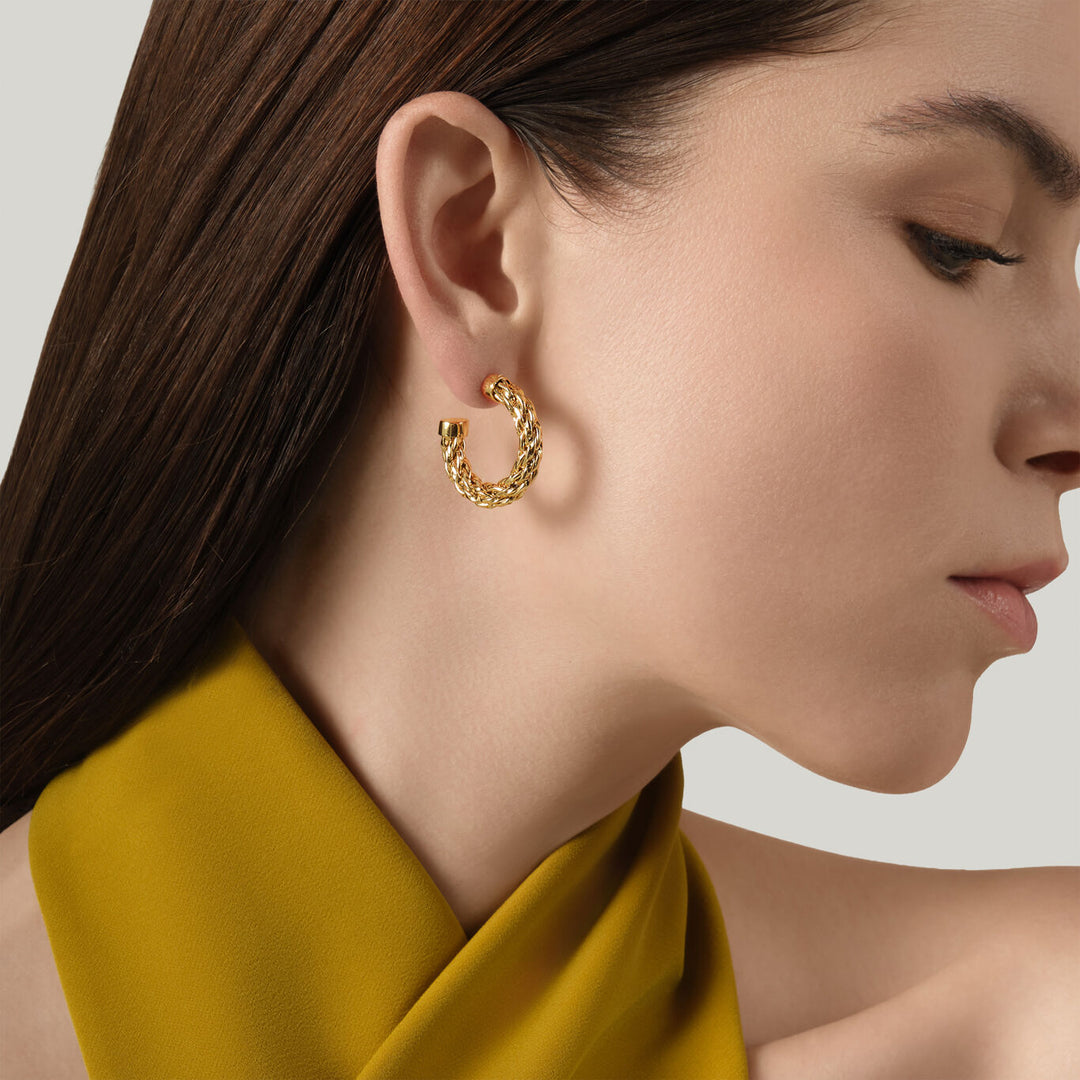 Giovanni Raspini sedona earrings 18 kt gold plated earrings N0034