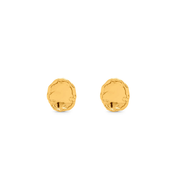 Giovanni Raspini small yuma earrings 18 kt gold plated earrings N0040