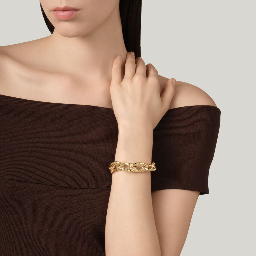 Giovanni Raspini zelda bracelet 18 kt gold plated bracelet N0061