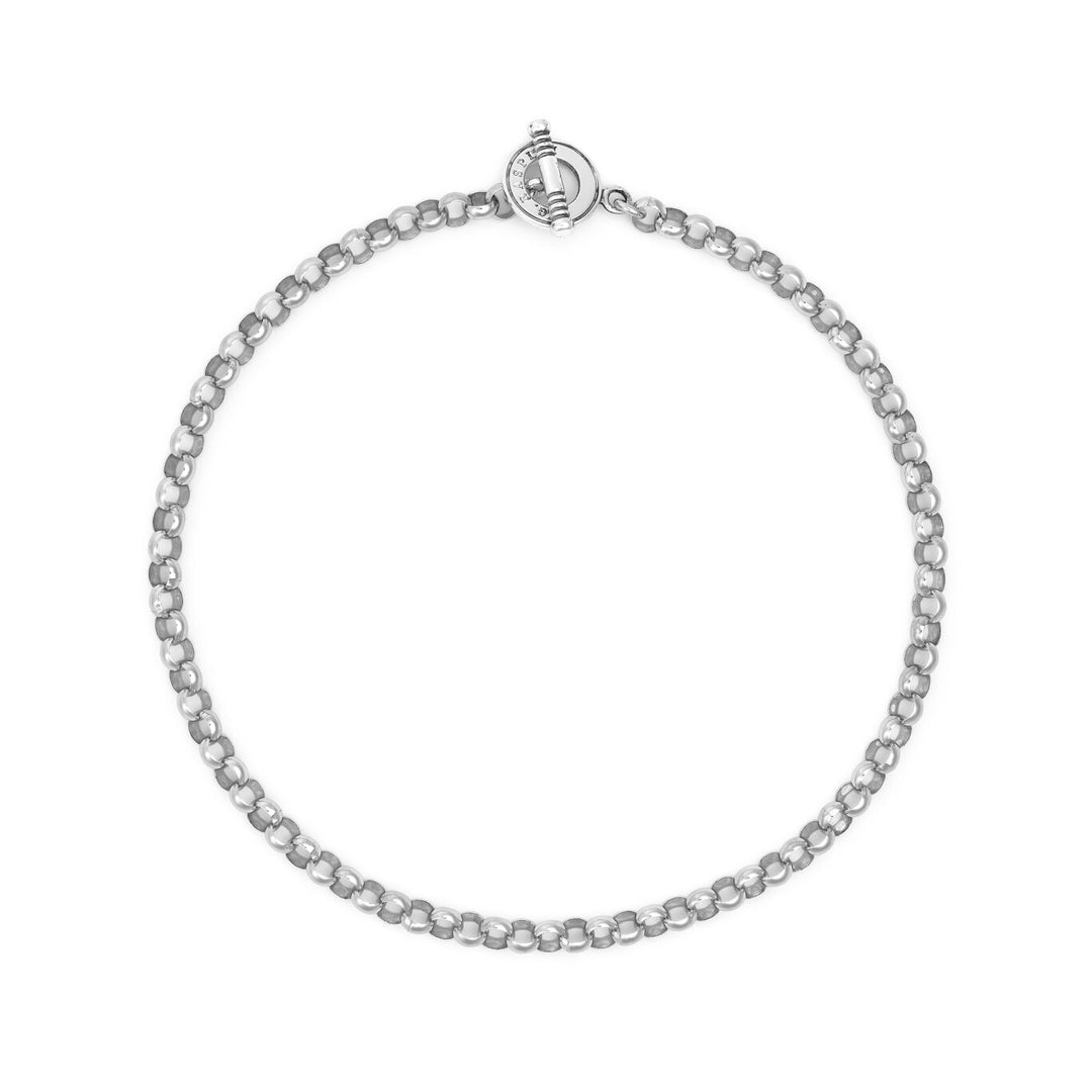 Giovanni Raspini rolò t-bar choker Necklace in 925 Silver 06192